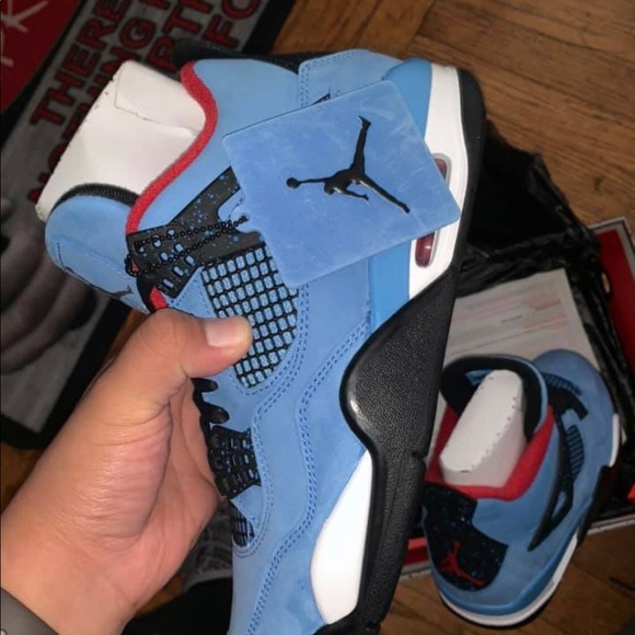 Travis Scott Cactus Jack Jordan 4's Size 10 - Picture 2 of 5